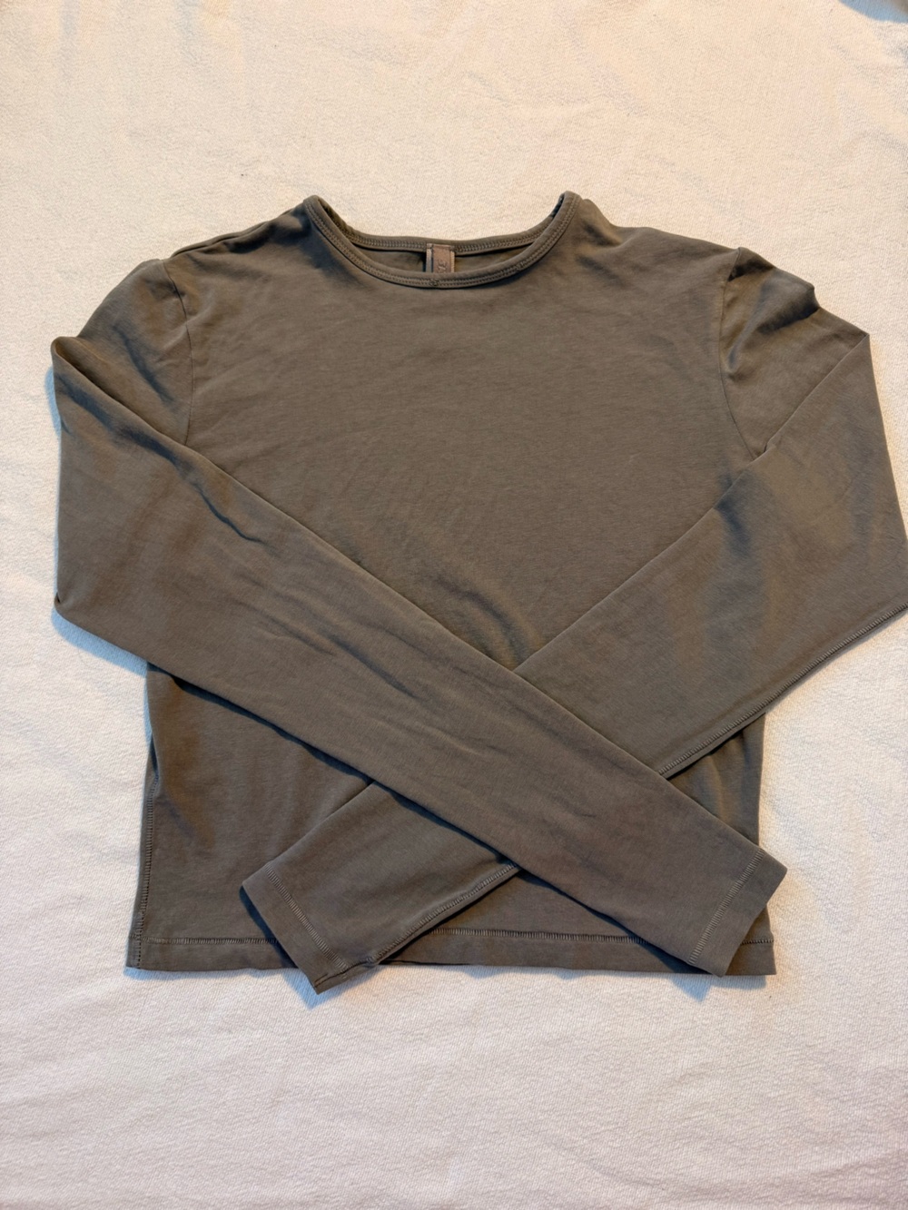 SKIMS Women’s Fits Everybody Long-Sleeve - Gray